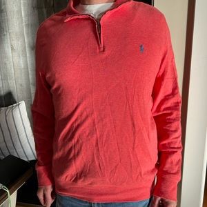 Polo Mens 3/4 zip sweater good condition, gently worn L